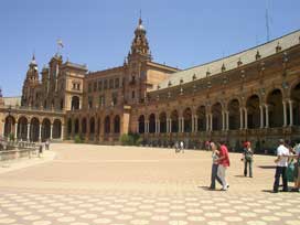 Plaza de Espana in Seville